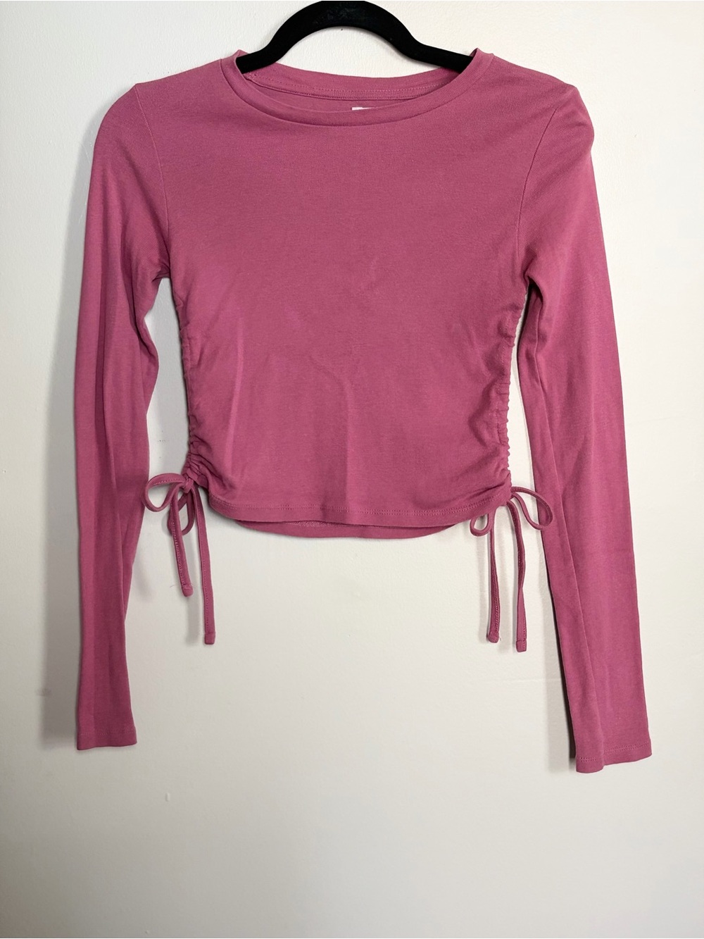 Women's BDG Long Sleeve Mauve Ruched Top - XS